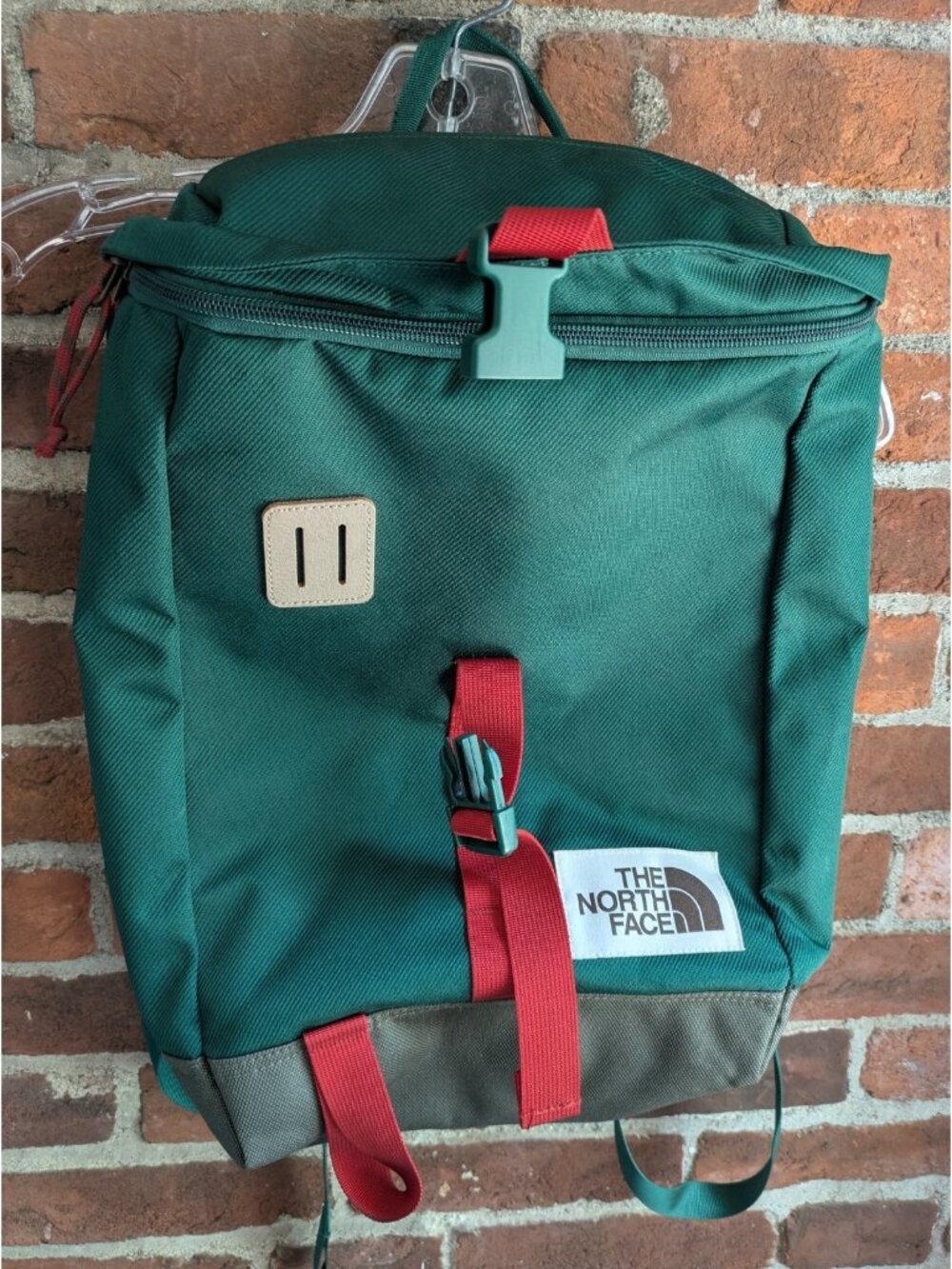 The North Face Top Loader Backpack in Night Green